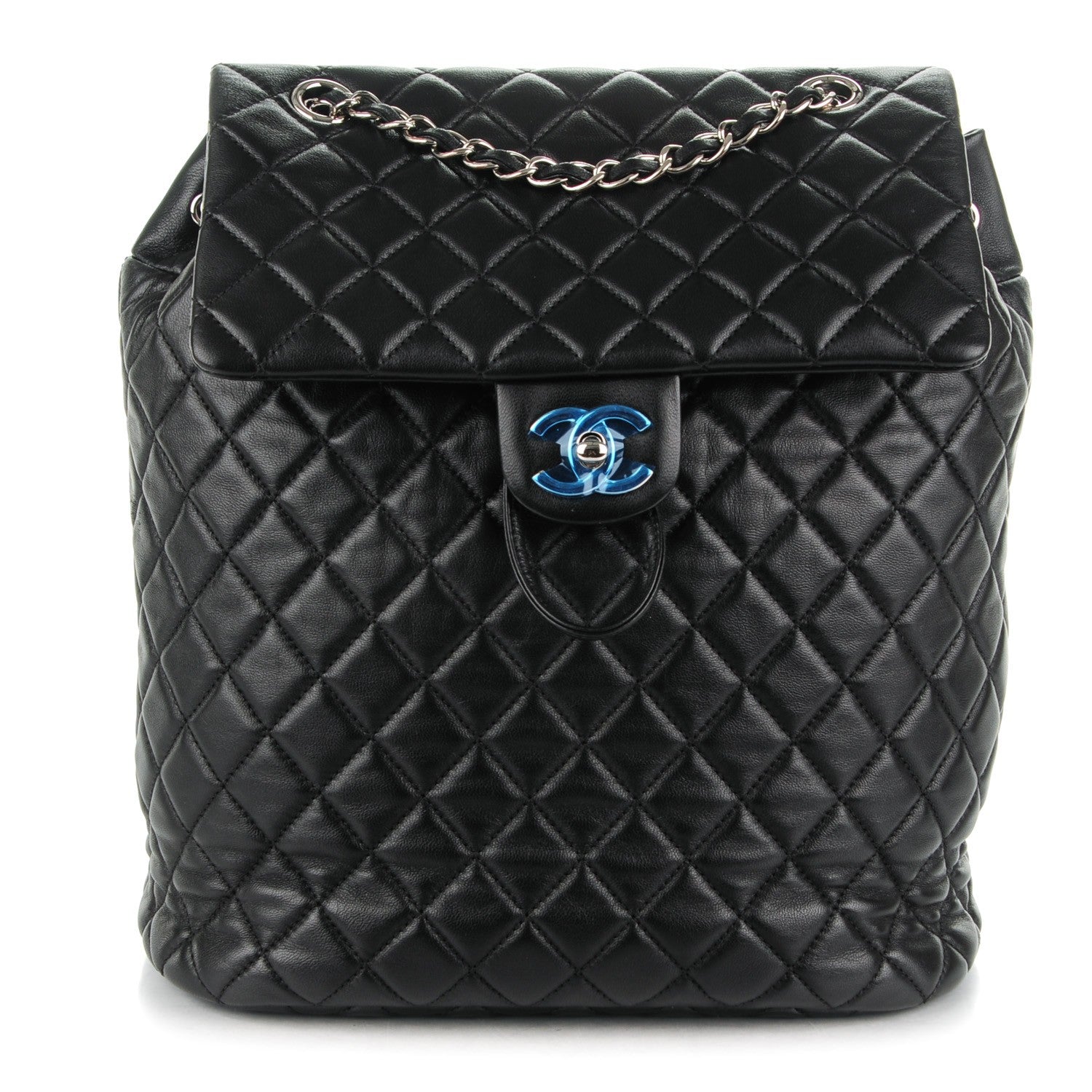 Chanel Lambskin Quilted Large Urban Spirit Backpack Black 1 of 7