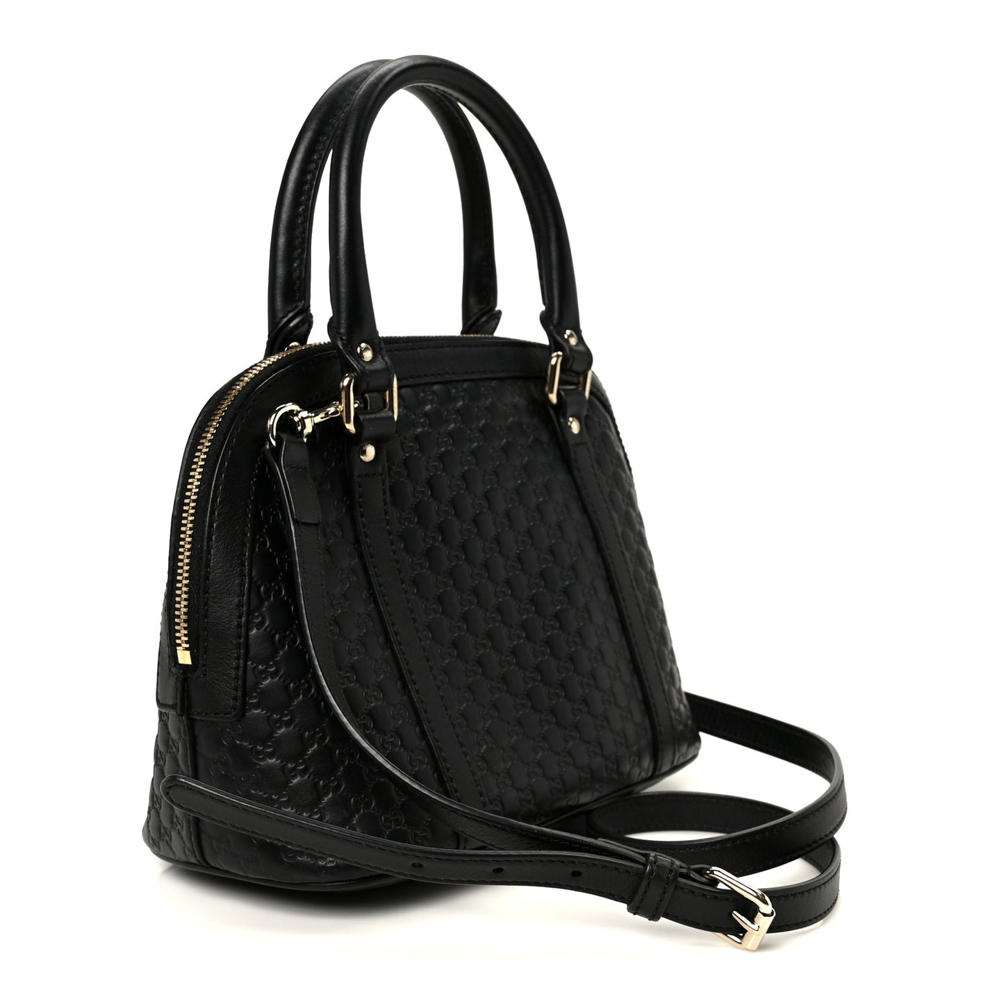 Microguccissima Mini Dome Bag Black