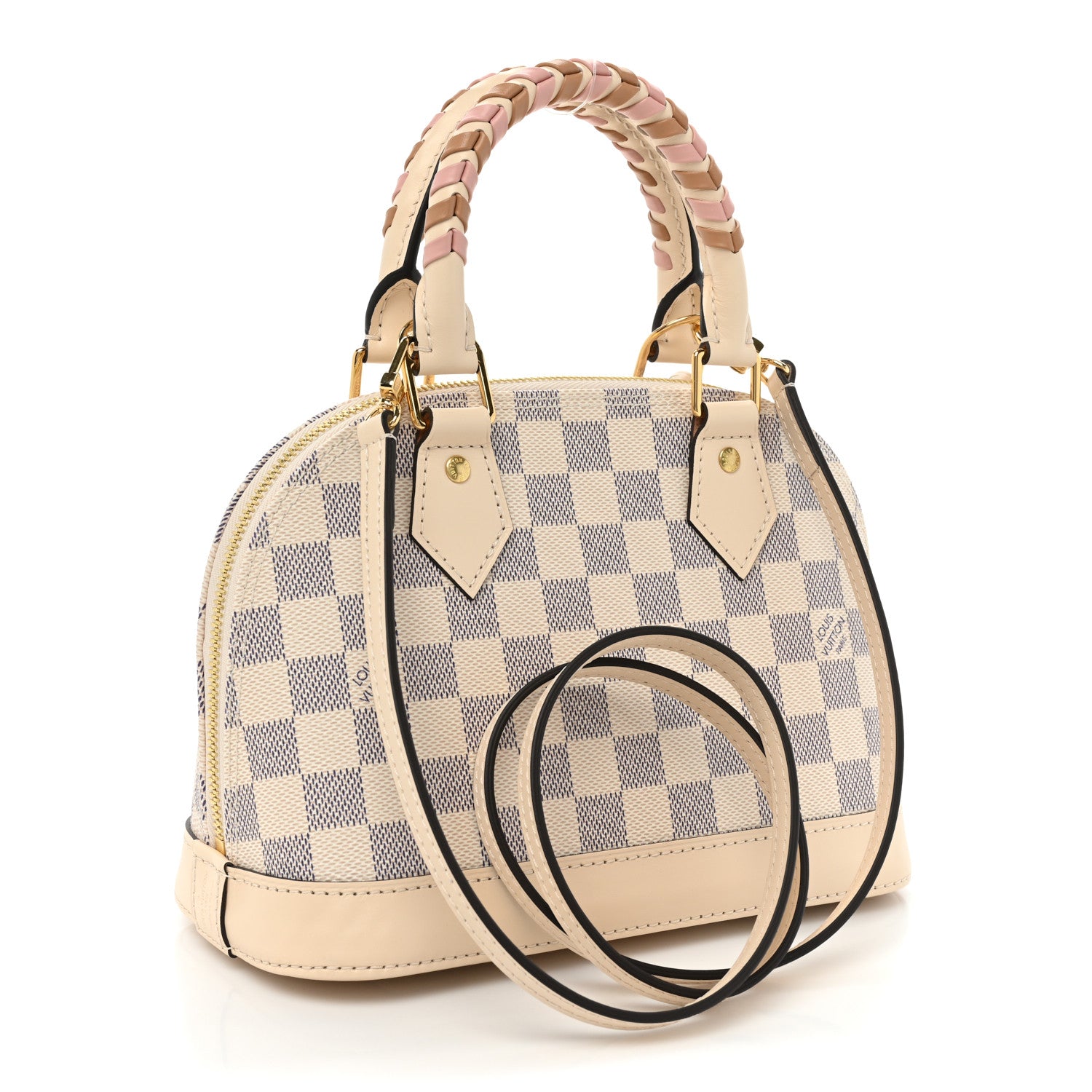 Louis Vuitton Damier Azur Braided Alma BB 3 of 8