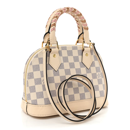 Louis Vuitton Damier Azur Braided Alma BB 3 of 8