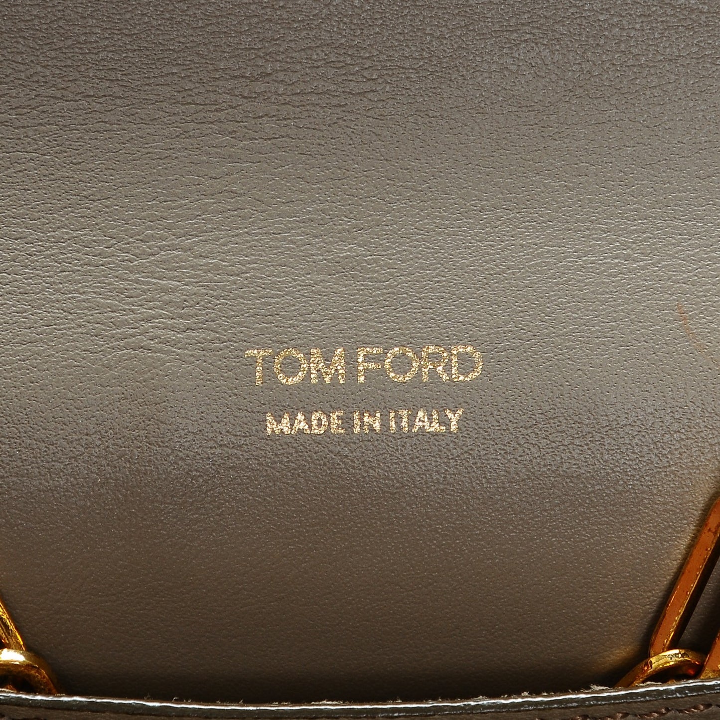 Calfskin Icon Disco Bag Taupe