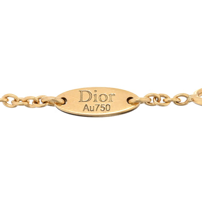 Christian Dior 18K Yellow Gold Diamond Turquoise Rose des Vents Bracelet 3 of 4
