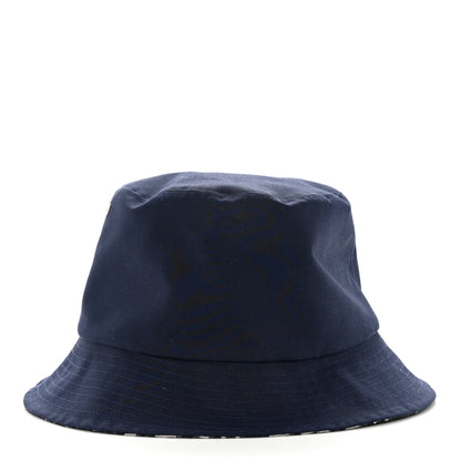 Christian Dior Oblique Reversible Teddy-D Brim Bucket Hat 58 Blue 6 of 15