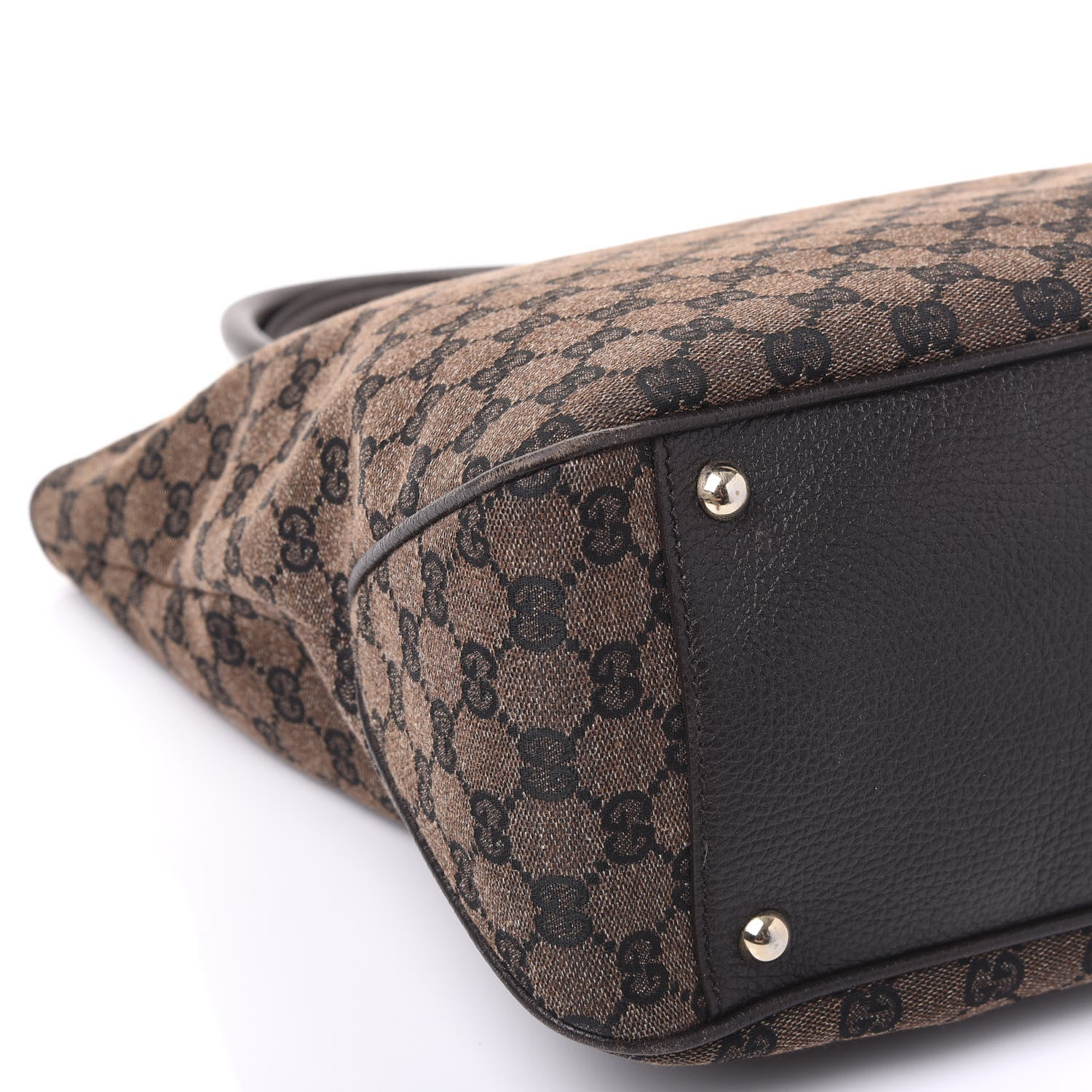 Gucci Monogram Tote Dark Brown 7 of 12