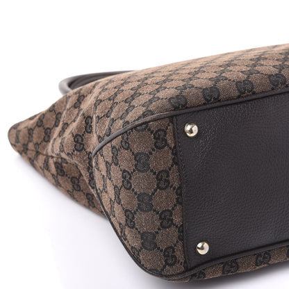 Gucci Monogram Tote Dark Brown 7 of 12