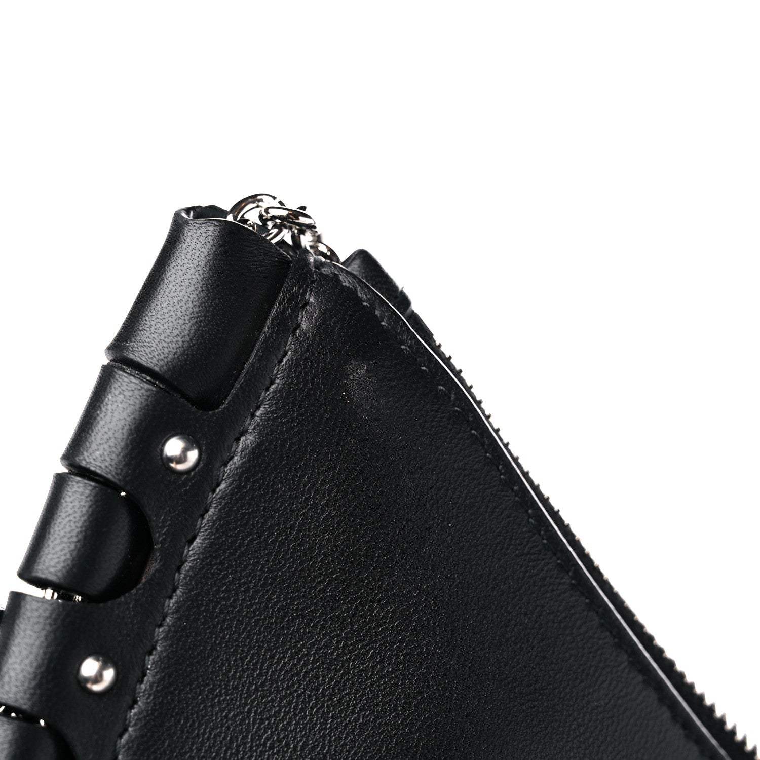 Alaia Lambskin Studded Large Demi Lune Bag Black 10 of 11