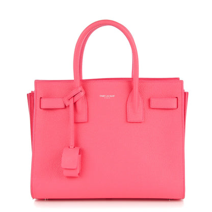 Saint Laurent Grained Calfskin Baby Sac De Jour Rose Clair 1 of 7