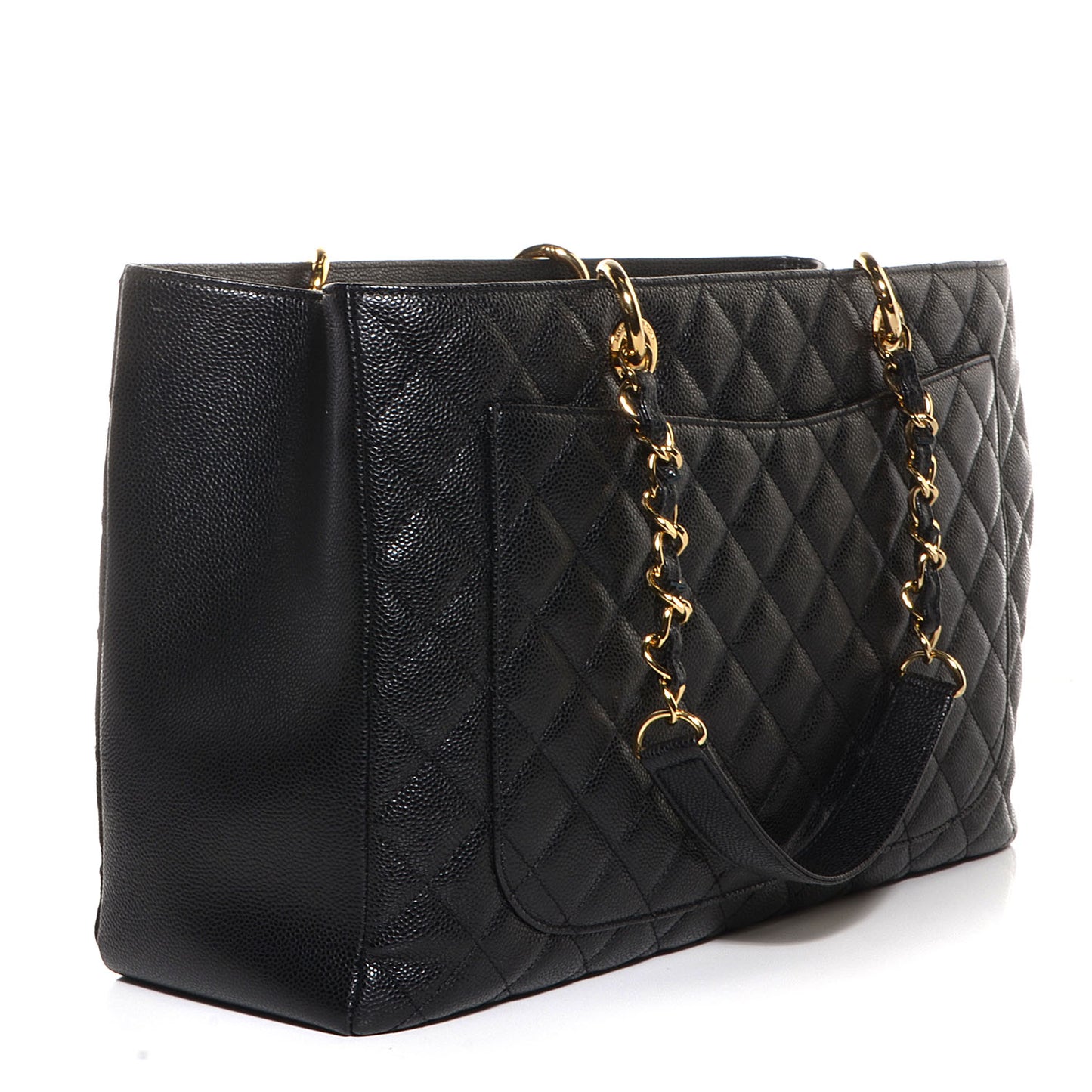 Caviar XL Grand Shopping Tote GST Black
