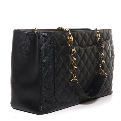 Chanel Caviar XL Grand Shopping Tote GST Black 3 of 8