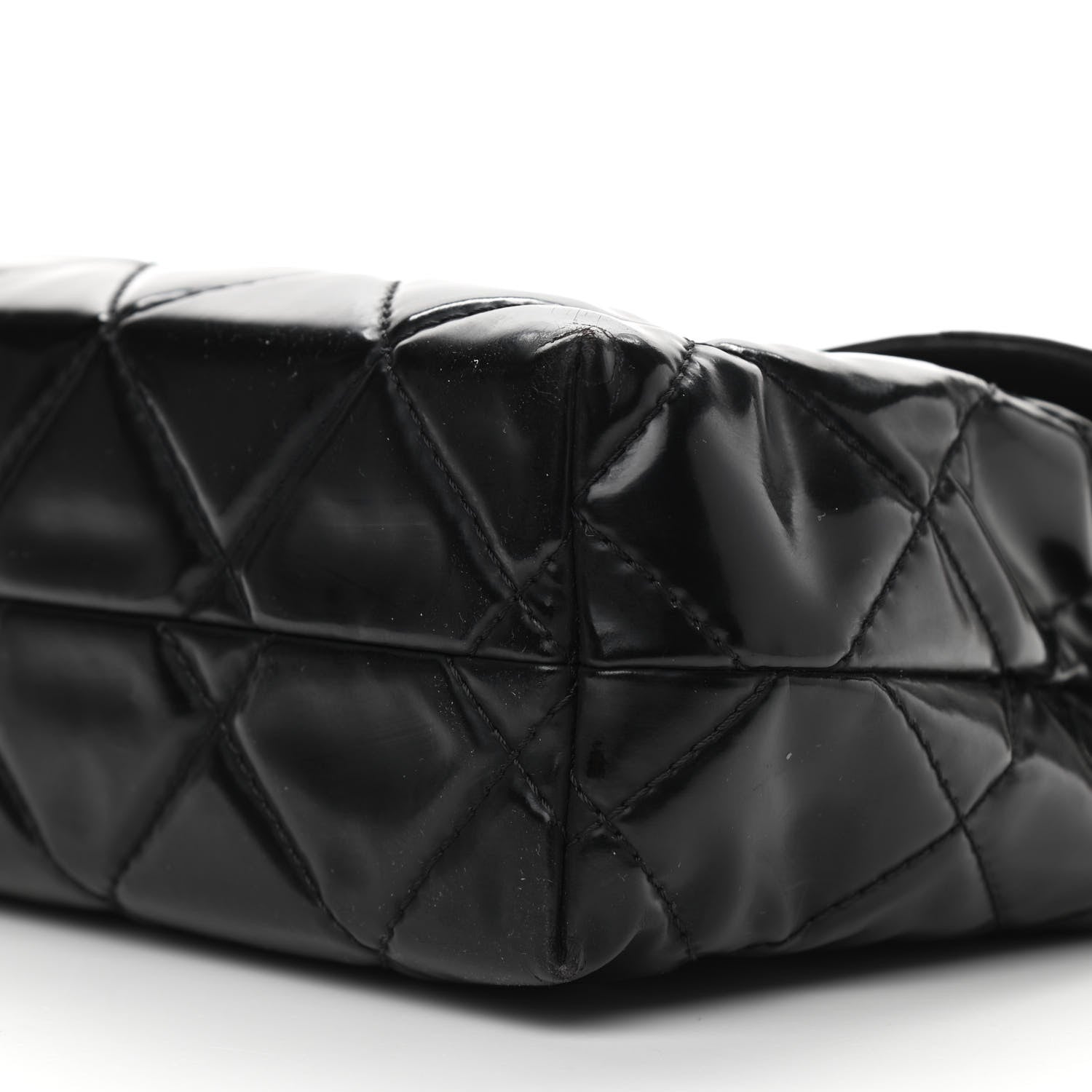 Chanel Vinyl Quilted In the Business Flap Bag Black 10 of 11