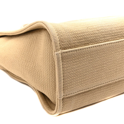 Chanel Mixed Fibers Small Deauville Tote Beige 9 of 10