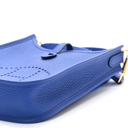 Hermes Taurillon Maurice Evelyne TPM Bleu France 10 of 11