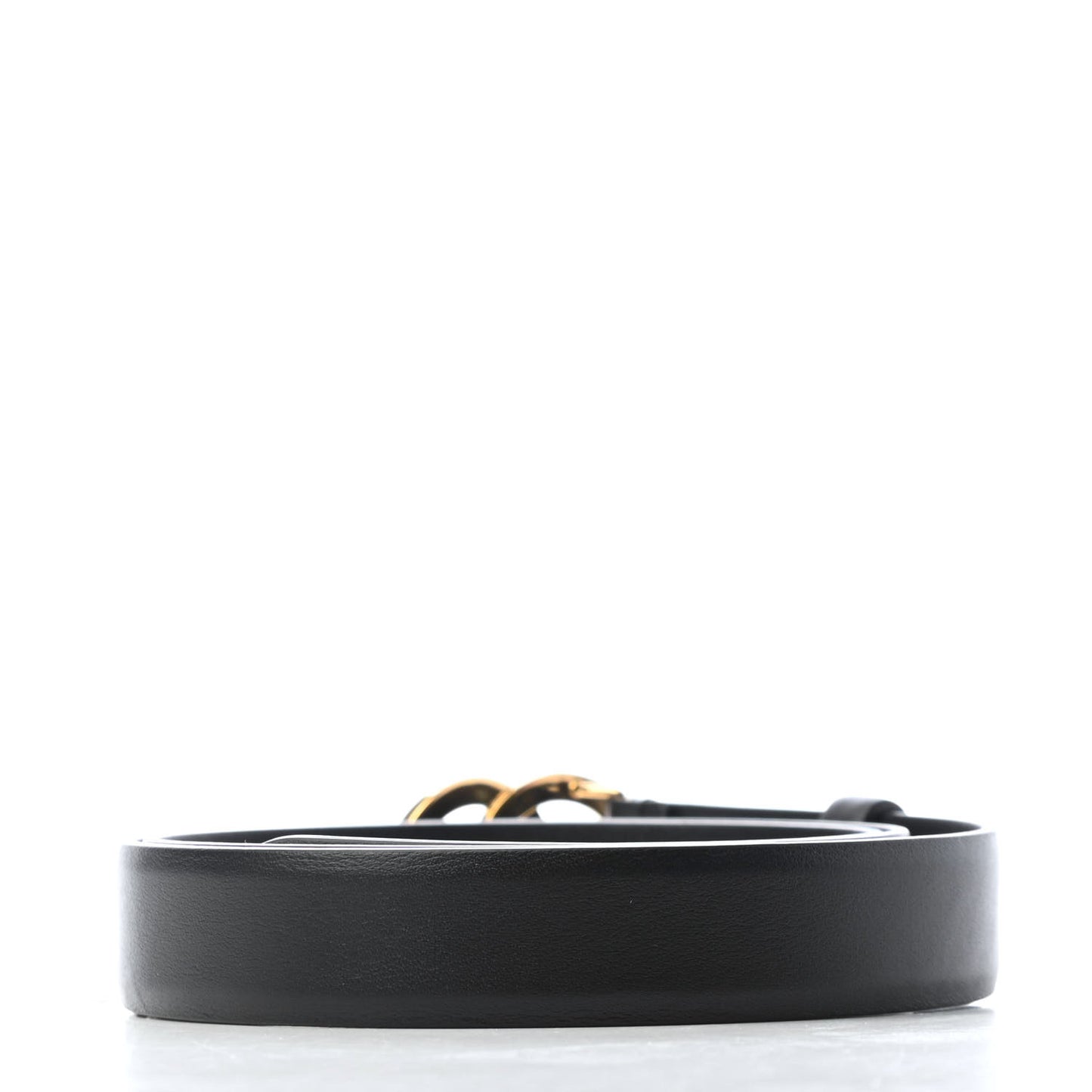 Calfskin Paris Button CC Belt 85 34 Black