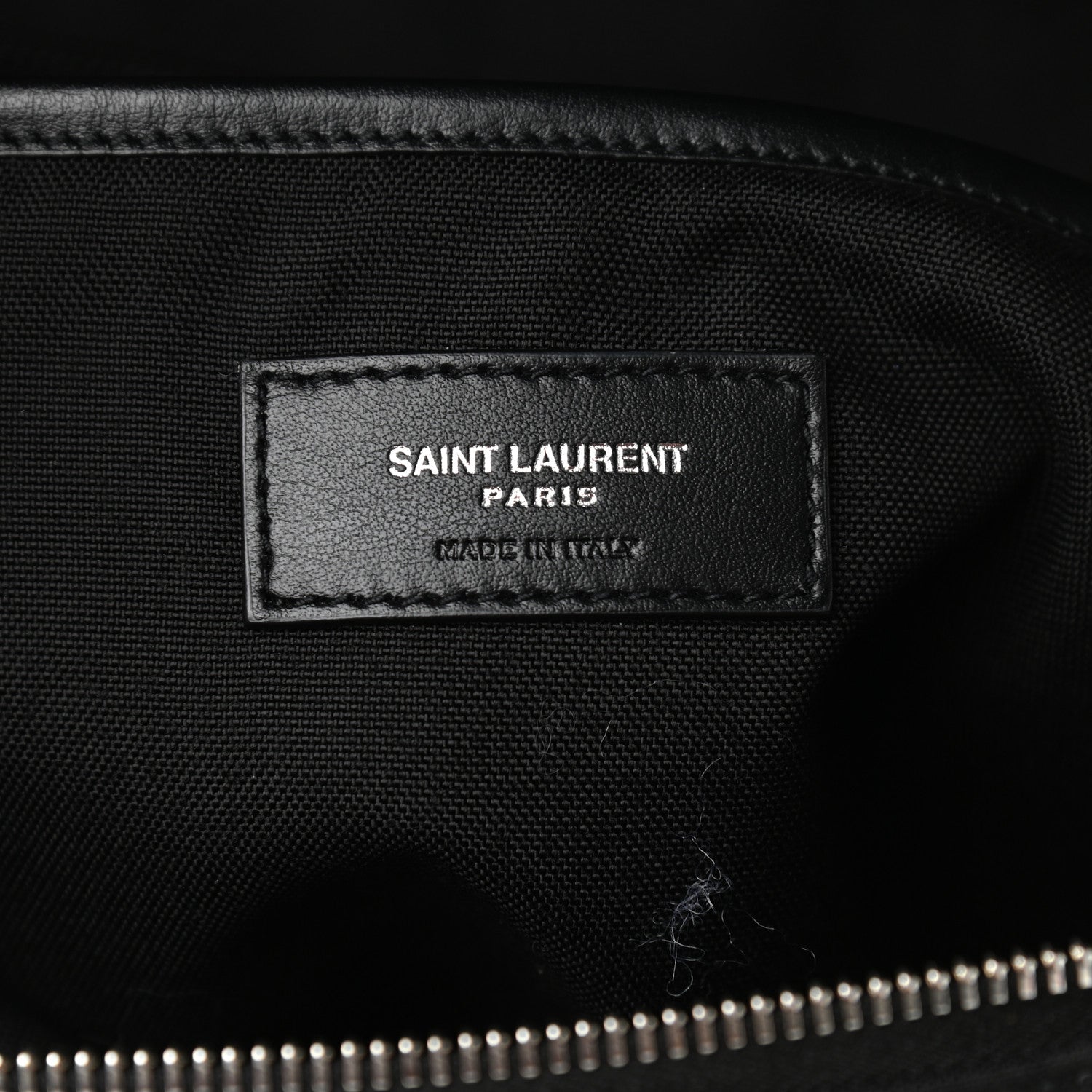Saint Laurent Canvas Calfskin Sid Backpack Black 6 of 13