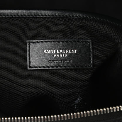 Saint Laurent Canvas Calfskin Sid Backpack Black 6 of 13