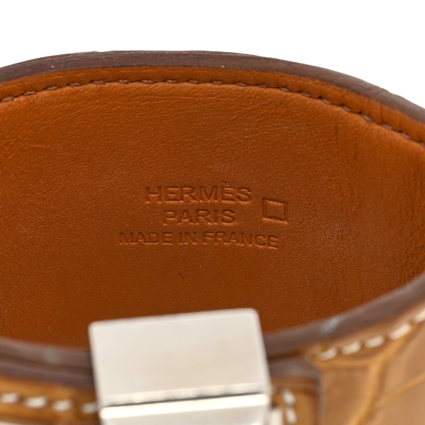 Matte Alligator Collier De Chien CDC Bracelet S Maize