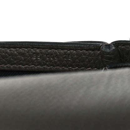 Hermes Togo Steve Light Messenger Vert De Gris 7 of 10