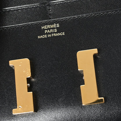 Hermes Box Constance Short Wallet Black 6 of 7