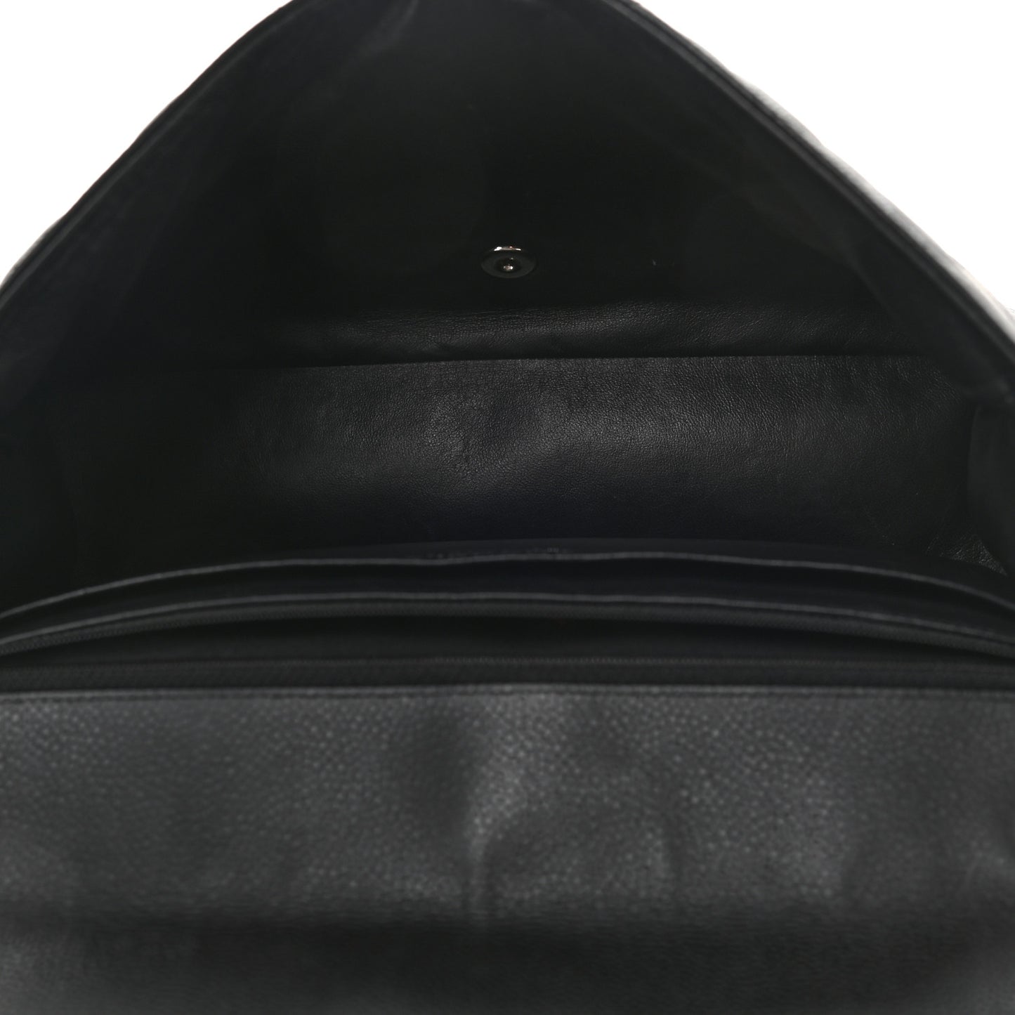 Caviar Quilted Maxi Double Flap Black