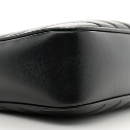 Saint Laurent Calfskin Matelasse Monogram Lou Camera Bag Black 9 of 14