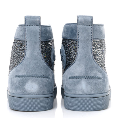 Christian Louboutin Veau Velours Strass Mens Louis Orlato Flat Sneakers 40 Squale 6 of 11