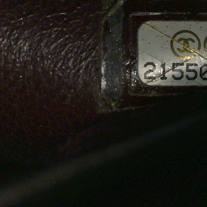 Lambskin Quilted Trendy CC Tote Black