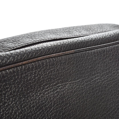 Prada Cervo Deerskin Crossbody Dark Brown 10 of 15