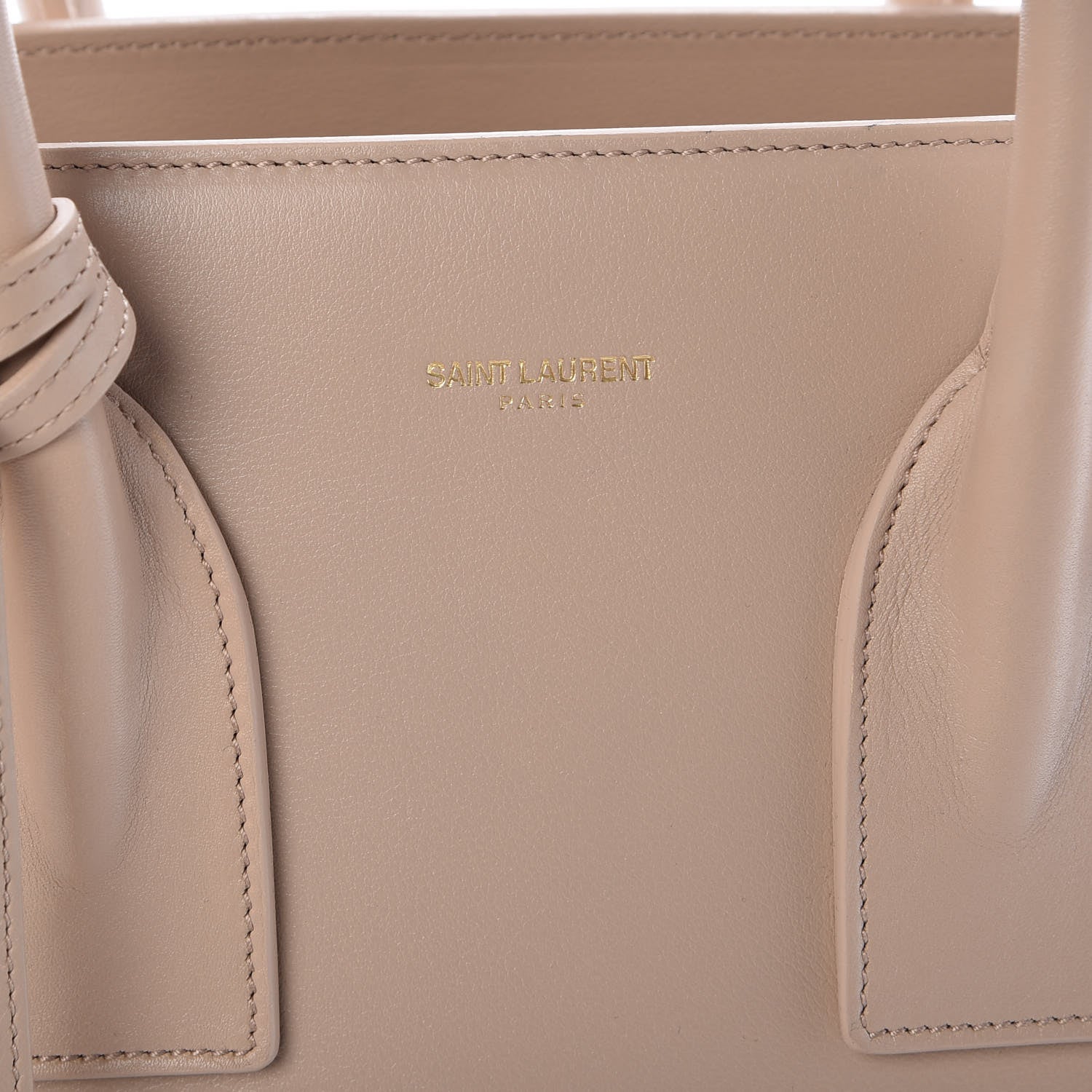 Saint Laurent Calfskin Small Sac De Jour Dark Beige 6 of 13