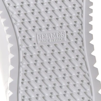 Hermes Calfskin Womens Climb Sneakers 38.5 White 8 of 9