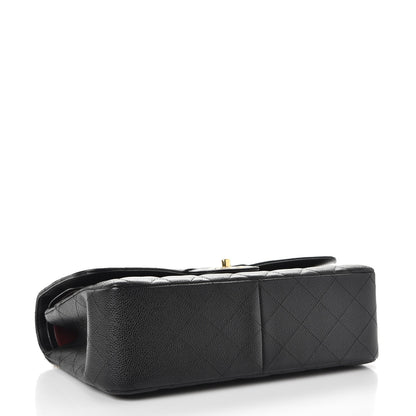 Chanel Caviar Quilted Jumbo Double Flap Black 5 of 9