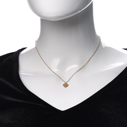 Van Cleef & Arpels 18K Rose Gold Sweet Alhambra Pendant Necklace 2 of 8