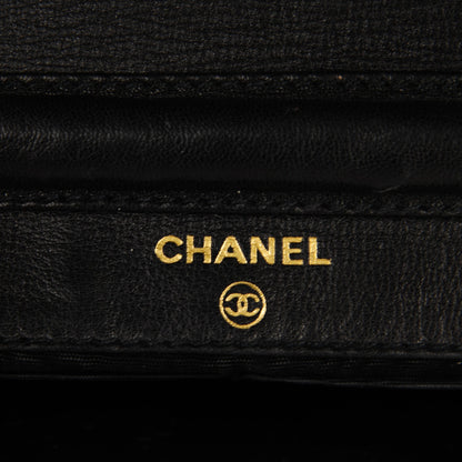 Chanel Patent Timeless CC Wallet On Chain WOC Black 5 of 8