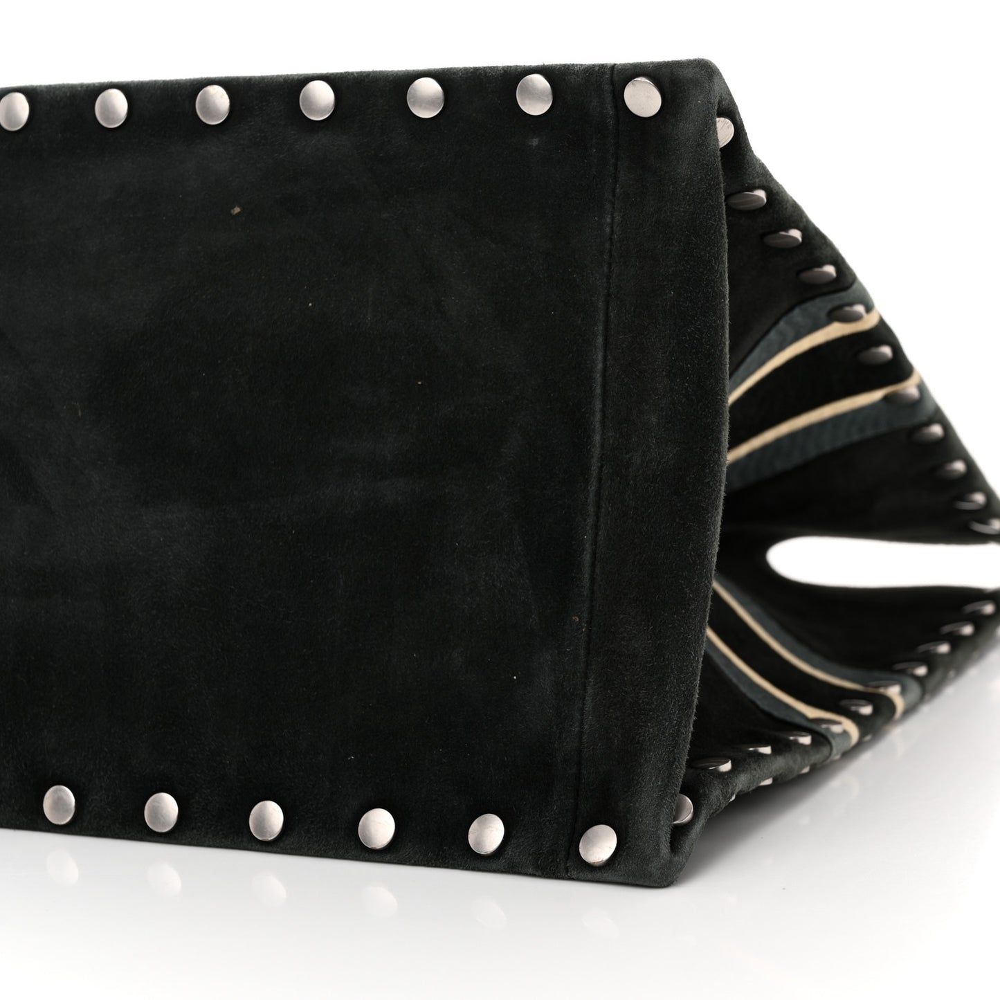 Suede Large Sea Book Tote Black