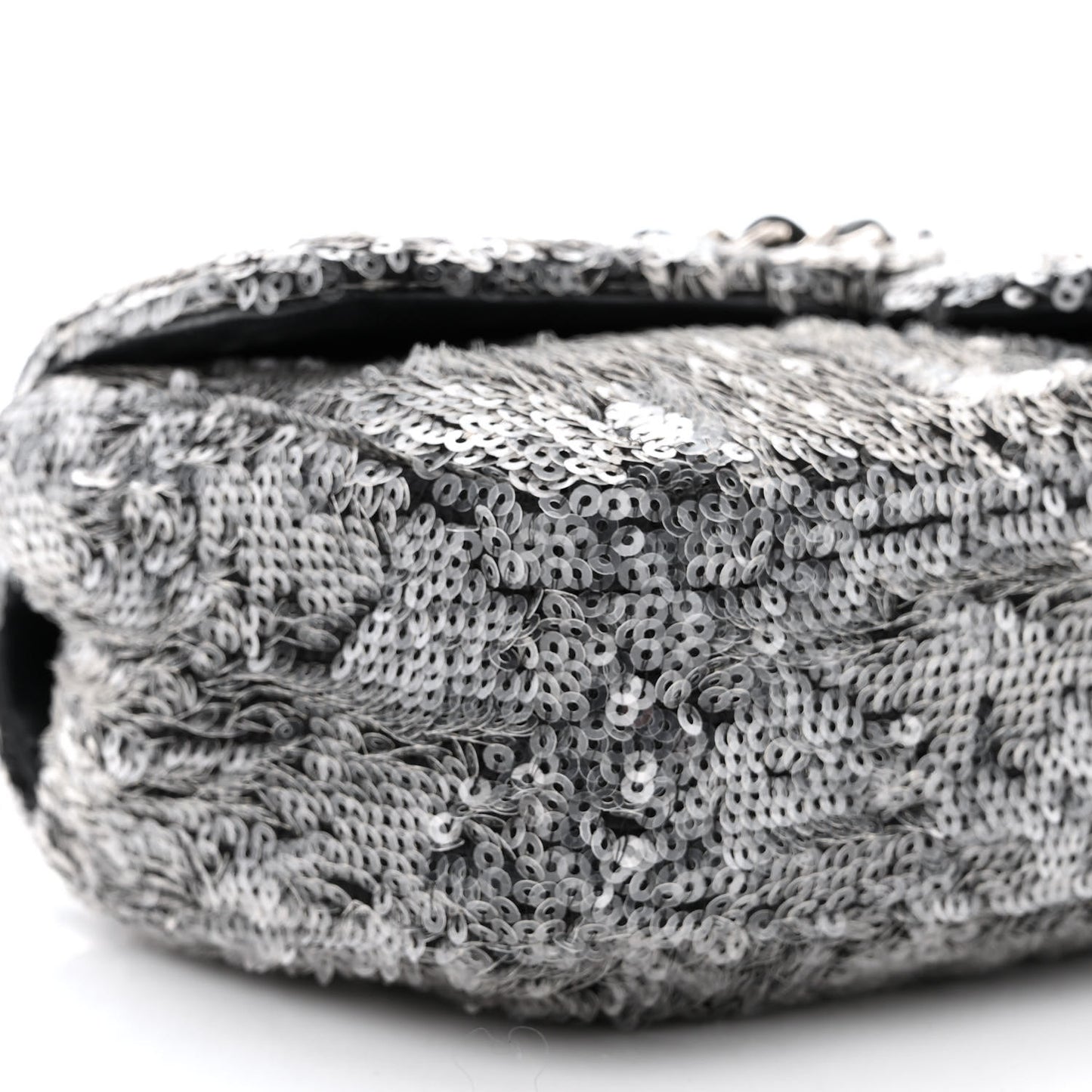 Sequin Mini Waterfall Flap Grey