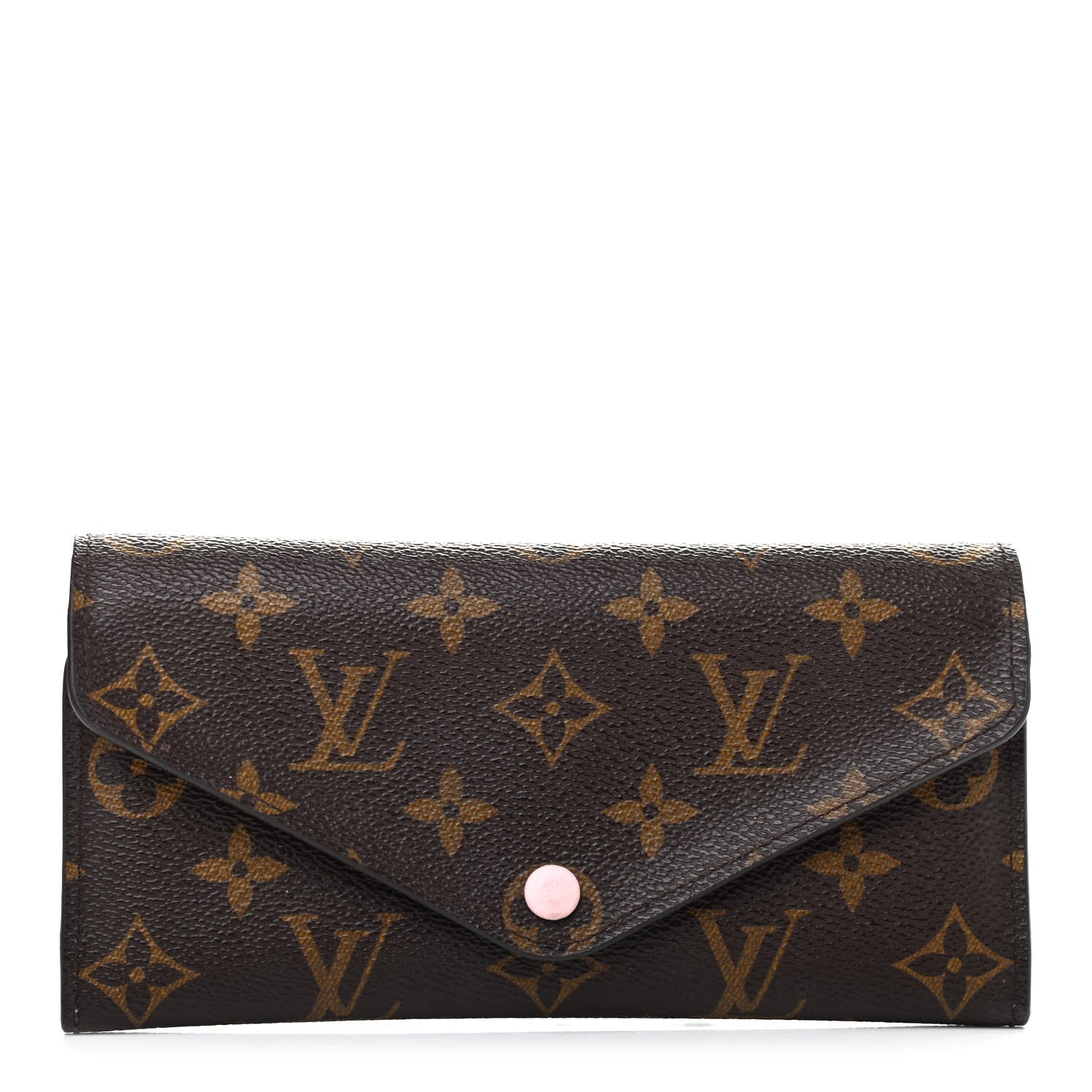 Louis Vuitton Monogram Josephine Wallet Rose Ballerine 1 of 12