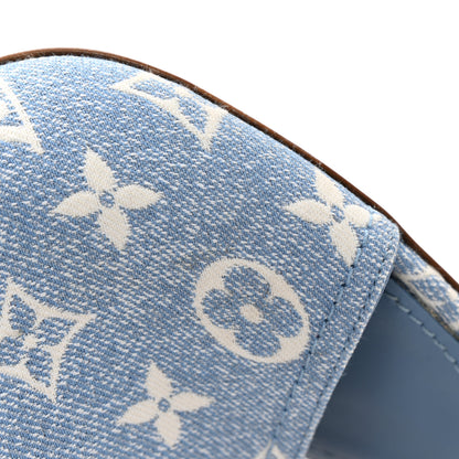 Louis Vuitton Denim Monogram Silhouette Mules 39 Blue 10 of 10