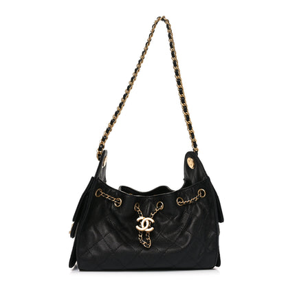 Chanel Caviar Quilted Mini Chanel 25 Handbag Black 1 of 10