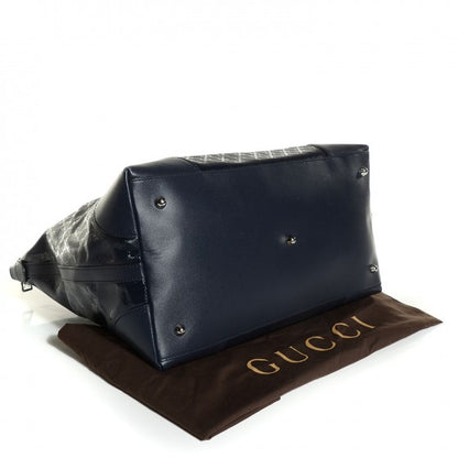 Gucci Imprime Monogram Large Tote Navy 4 of 18