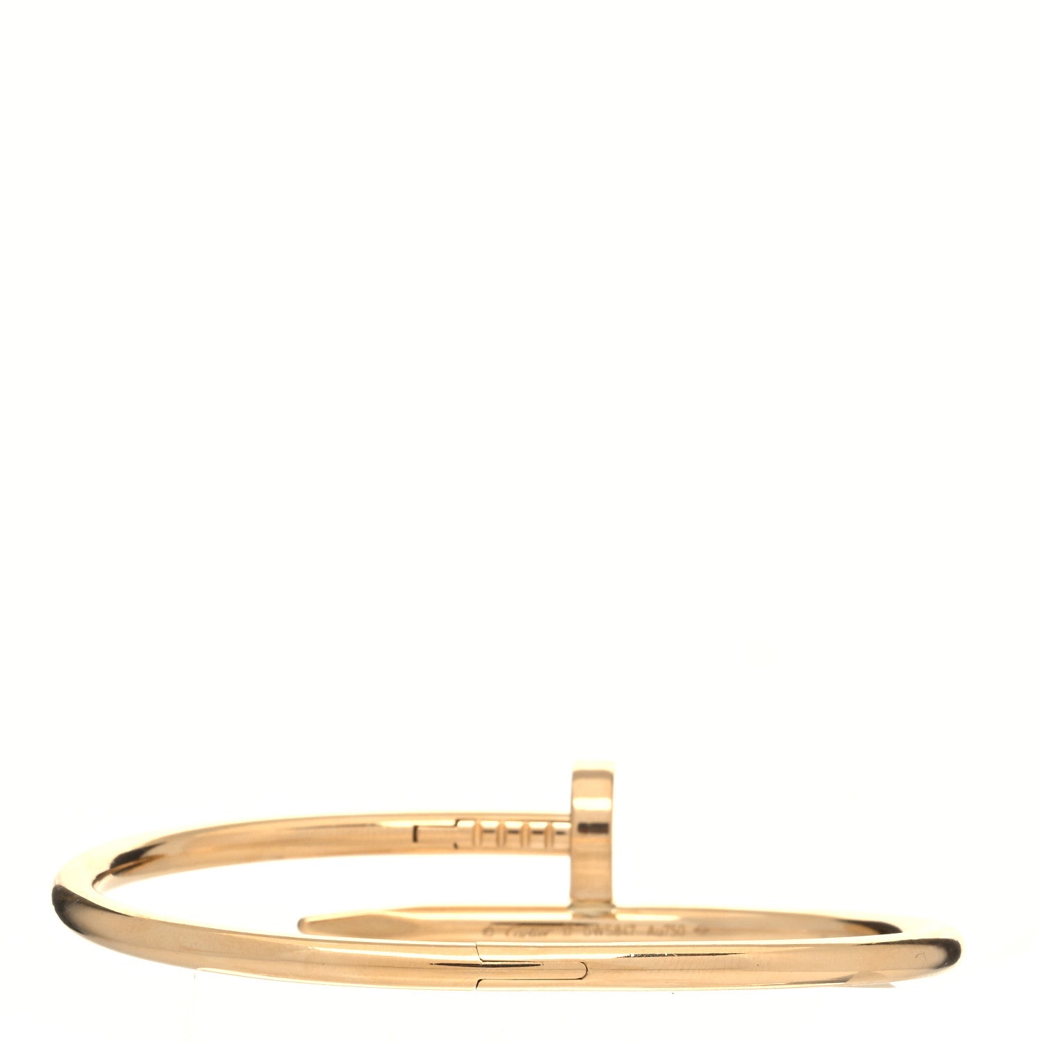 Cartier 18K Yellow Gold Juste Un Clou Bracelet 17 2 of 3