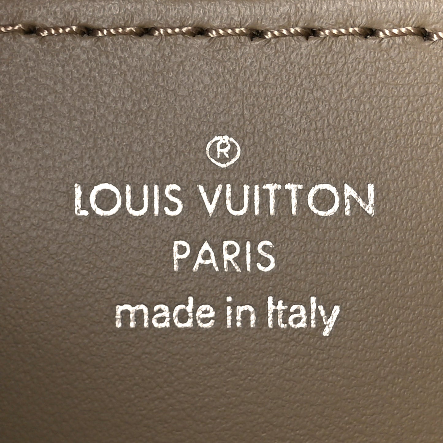 Lambskin Malletage Top Handle GO-14 MM Taupe