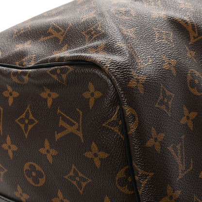 Louis Vuitton Monogram Macassar Keepall Bandouliere 55 8 of 11