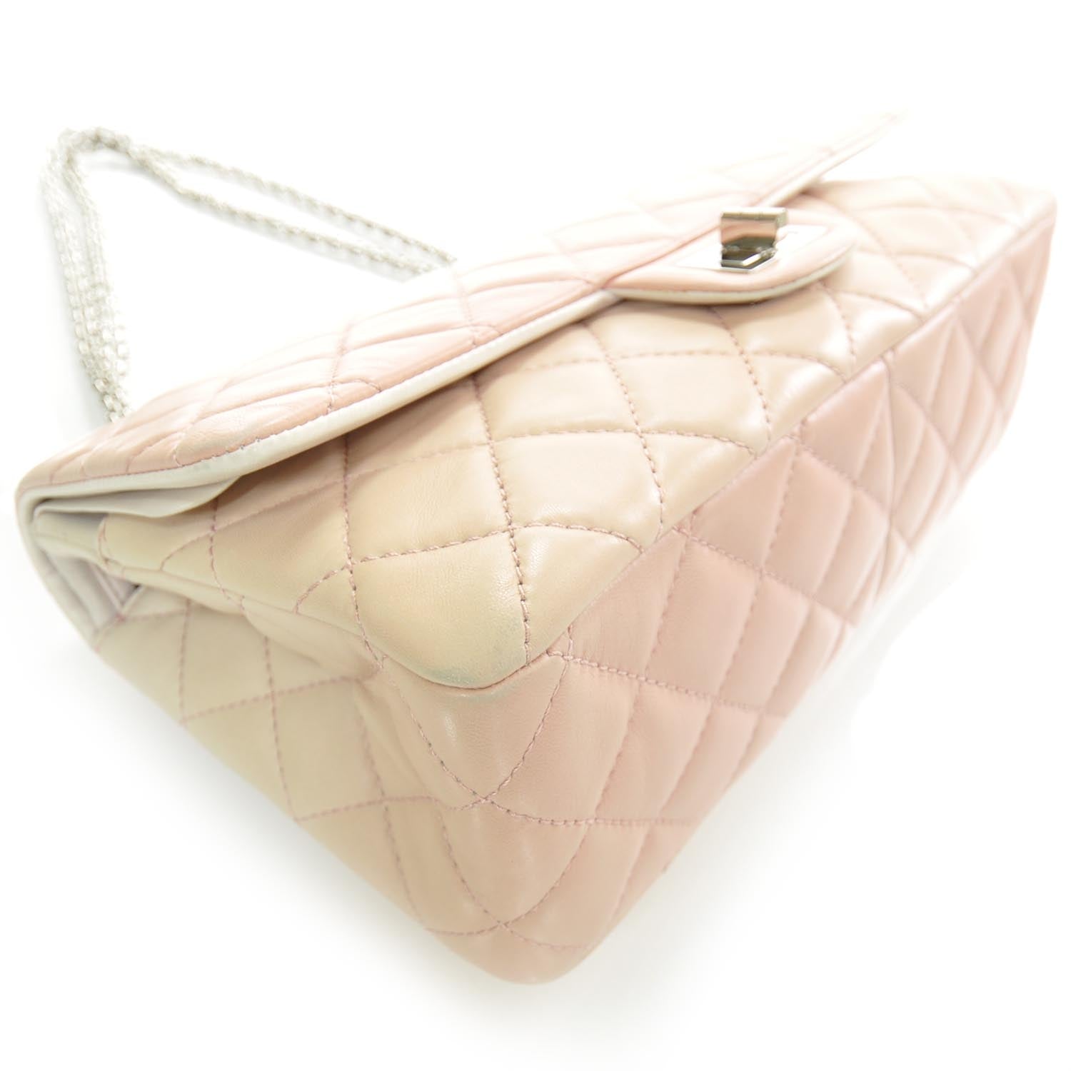 Chanel Lambskin 2.55 Reissue 227 Pink Degrade 5 of 11