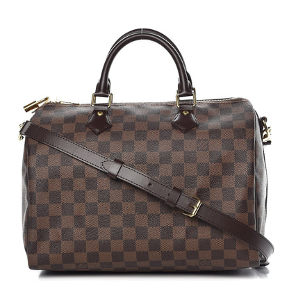 Louis Vuitton Damier Ebene Speedy Bandouliere 30 1 of 10