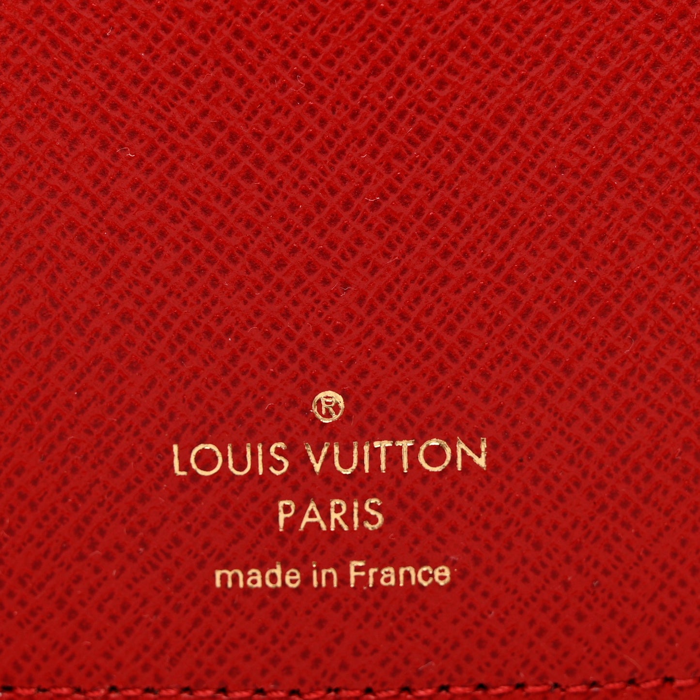 Damier Ebene Victorine Wallet Cherry