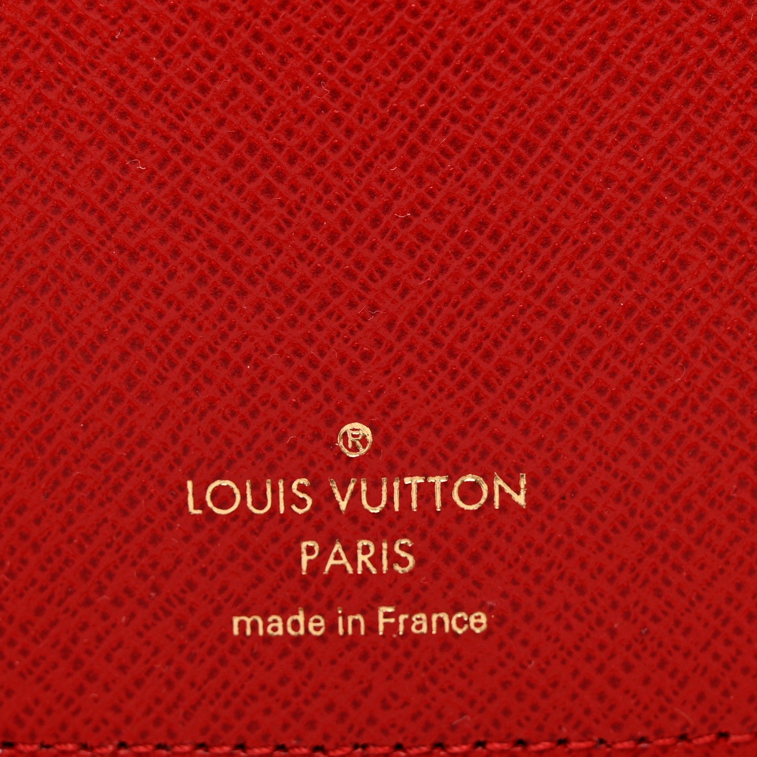 Louis Vuitton Damier Ebene Victorine Wallet Cherry 6 of 7