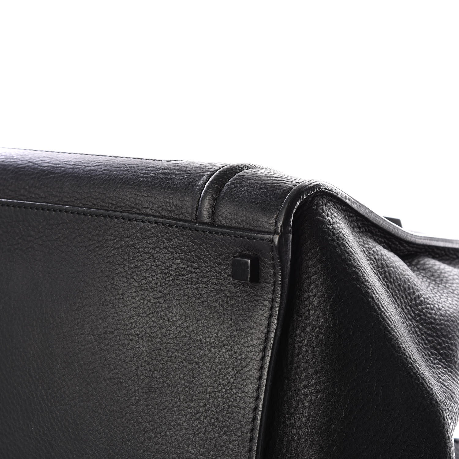 Celine Supple Calfskin Medium Phantom Luggage Black 6 of 12