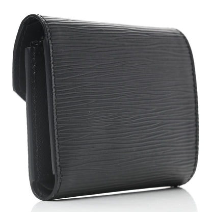 Louis Vuitton Epi Victorine Wallet Black 3 of 7
