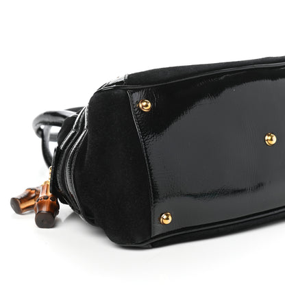Gucci Suede Medium Wave Boston Black 8 of 10