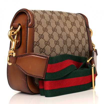 Gucci Monogram Medium Lady Web Shoulder Bag Beige Cuir 3 of 24