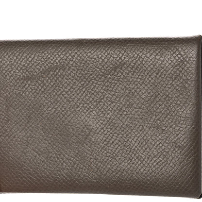 Hermes Epsom Calvi Card Case Etoupe 10 of 10